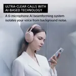 Audífonos Sony WH-1000XM6 Inalámbricos con Cancelación de Ruido Rosa