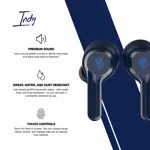 Auriculares intraurales inalámbricos Skullcandy Indy Indigo con batería de 16 h