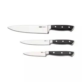Set De 3 Cuchillos    Acero Inox Pc...