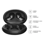 Auricular Bluetooth JD Sport Buds Negro