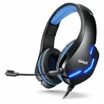 Auriculares Gamer Con Microfono Y Luces Negro/Azul 