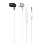Auricular stereo 3.5mm in-ear BLANCO con micrófono NISUTA - NSAU6S