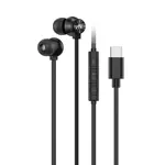 Auricular USB C in-ear NEGRO con micrófono NISUTA - NSAU4C