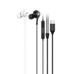 Auricular USB C in-ear BLANCO con micrófono NISUTA - NSAU1C