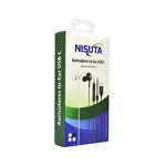 Auricular USB C in-ear BLANCO con micrófono NISUTA - NSAU1C
