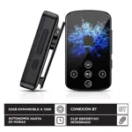 Reproductor MP3 Gadnic 32GB BT 4.2 Pantalla Color 1.5 Pulgadas Memoria Expandible 128GB