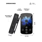 Reproductor MP3 Gadnic 32GB BT 4.2 Pantalla Color 1.5 Pulgadas Memoria Expandible 128GB