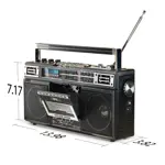 Reproductor de casetes QFX J-220BT ReRun X Recorder
