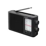 Radio FM/AM portátil Sony ICF-506 con sintonización analógica negra