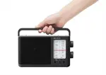 Radio FM/AM portátil Sony ICF-506 con sintonización analógica negra