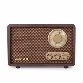 Radio  Fm Am Retro De Madera Con Al...