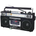 Supersonic SC-3201BT - Boombox de radio de 4