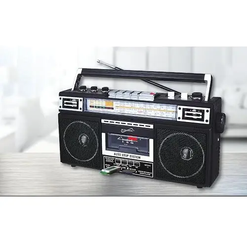Supersonic SC 3201BT Boombox de radio de 4