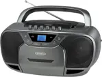 Jensen Cd-590 Grabador Cassette Cd Radio Bluetooth Mp3 1w Gris