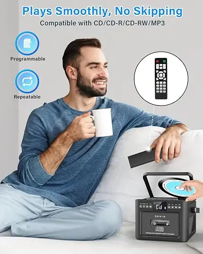 Reproductor de CD Portatil Greadio GB W16