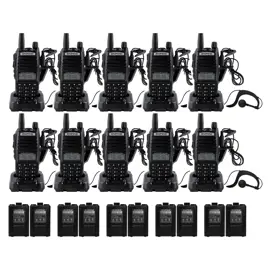 Kit X10 Radios Portátiles Handy  Uv...
