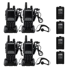 Kit X4 Radios Portátiles Handy Uv8...