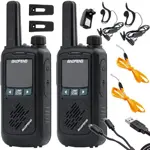 2 Radios Movil Handy Baofeng BF T17 Batería Recargable 16 Canales