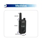 2 Radios Movil Handy Baofeng BF T17 Batería Recargable 16 Canales