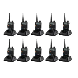 Pack 10 Radios Movil Handy Baoefeng Handie Uv5r 8W V...