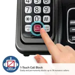 Teléfono inalámbrico Panasonic KX-TGD832M con contestador automático