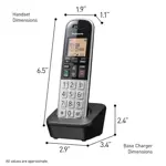 Teléfono inalámbrico Panasonic KX-TGB810S DECT 6.0 1.6" LCD