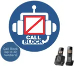 Teléfono inalámbrico Panasonic - 2 auriculares