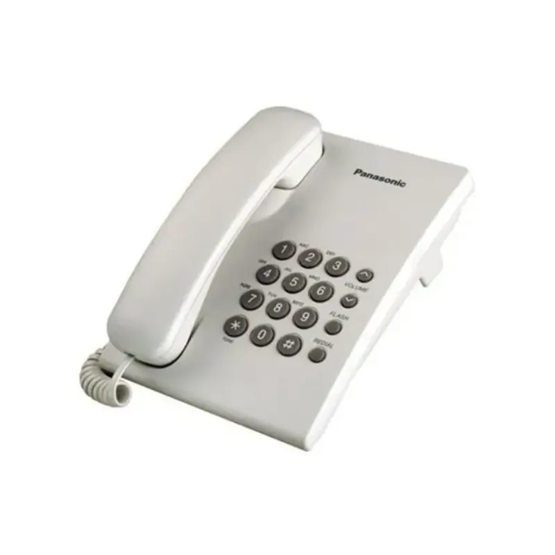 Telefono Alambrico Panasonic TS500MX WH de Mesa Blanco