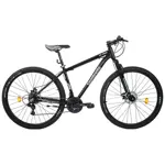 Bicicleta MTB 10 Pro - R29, Talle 18, 21 V, Disco, Aluminio, Negra/Gris