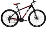 Bicicleta MTB 10 Pro - R29, Talle 20, 21 V, Disco, Aluminio, Negra/Roja