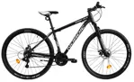 Bicicleta MTB 16293 - R29, Talle 20, 21 V, Disco, Aluminio, Negra/Blanca