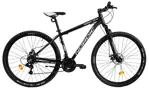 Bicicleta MTB 16292 - R29, Talle 18, 21 V, Disco, Aluminio, Negra/Blanca
