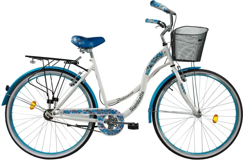 Bicicleta De Paseo FEDEROSA Rodado 28 Blanco SIAMBRETTA