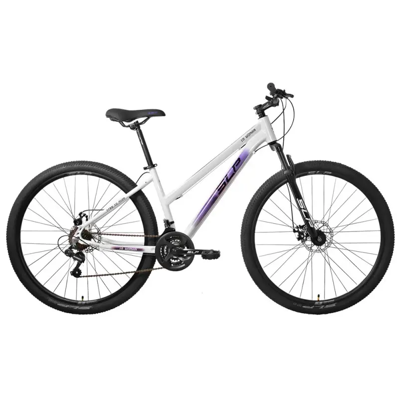 Bicicleta MTB 10 SLP 17965 R29, T18, Disco, 21V, Blanco/Violeta