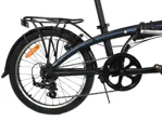 Bicicleta Plegable Philco Yoga Rodado 20 7 Velocidades Negra FF20PV071P
