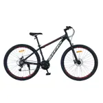Bicicleta Mtb Overtech Mountain Bike Q6 R29 Aluminio 21v Freno A Disco Talle S Negro-Rojo-Blanco