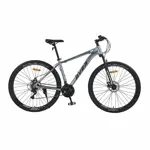 Bicicleta Overtech Armada Over Fortis Aluminio Color Gris Negro Negro Talle XL