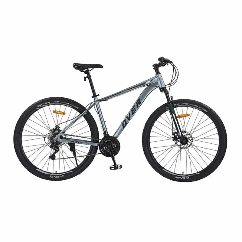 Bicicleta Overtech Armada Over Fortis Aluminio Color Gris Negro Negro Talle XL