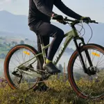 Bicicleta Overtech Peregrine Monoplato Mtb R29 Aluminio Cuadro S Verde/Blanco