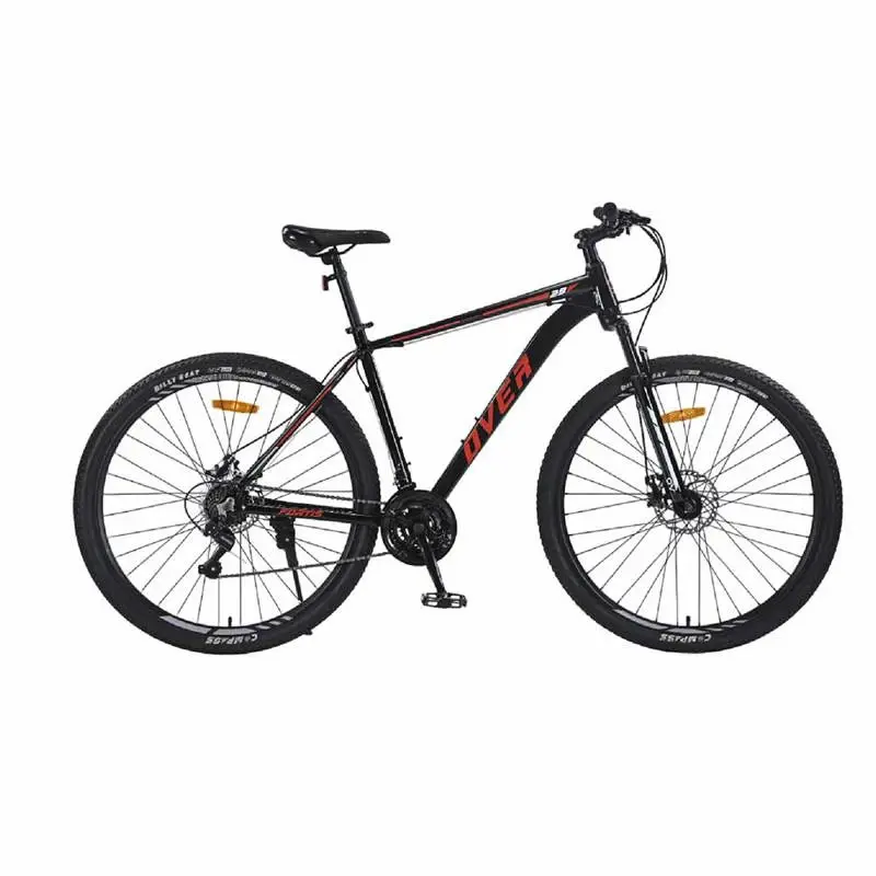 Bicicleta Overtech Armada Over Fortis Aluminio Color Negro Rojo Rojo Talle XL
