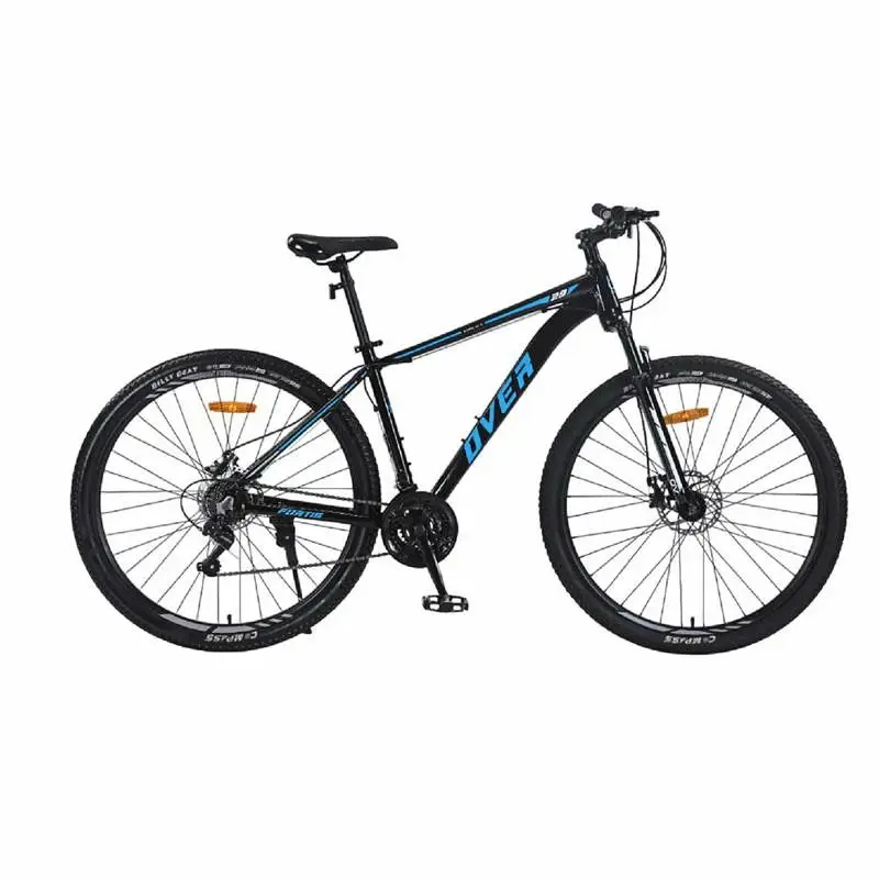 Bicicleta Overtech Armada Over Fortis Aluminio Color Negro Azul Talle XL Cuadro XL