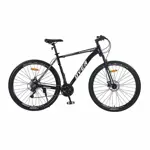 Bicicleta Overtech Armada Over Fortis Aluminio Color Negro Blanco Talle XL Cuadro XL