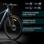 Bicicleta Overtech Armada Over Fortis Aluminio Color Negro Blanco Talle XL Cuadro XL