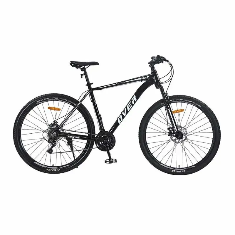 Bicicleta Overtech Armada Over Fortis Aluminio Color Negro Blanco Talle XL Cuadro XL