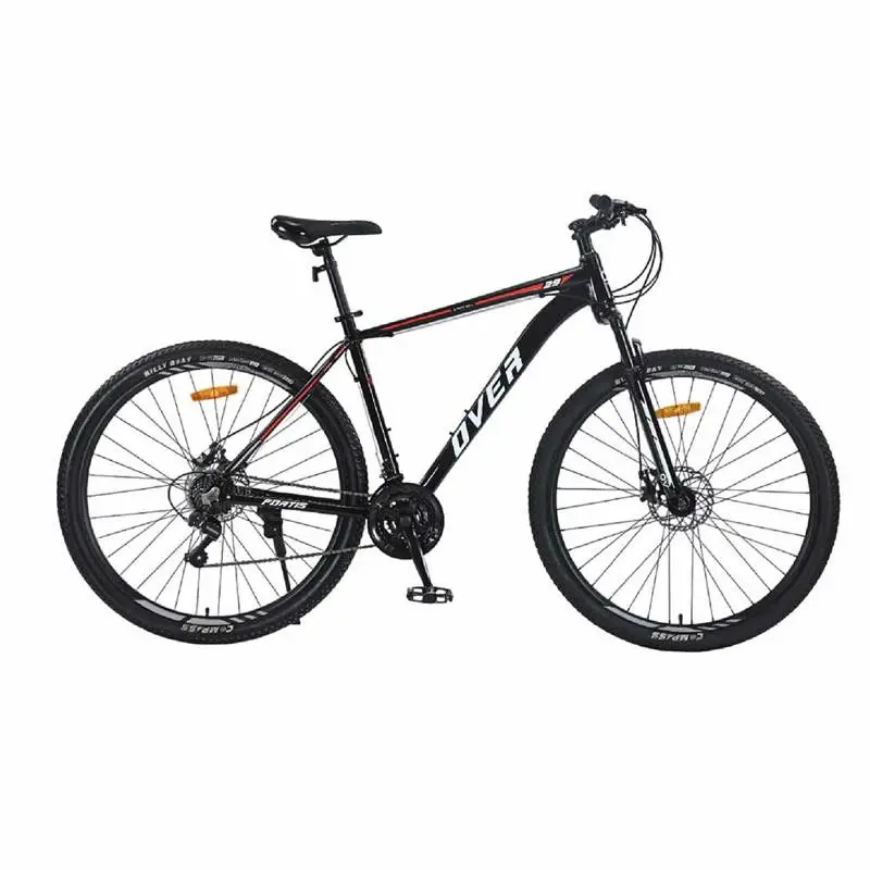 Bicicleta Overtech Armada Over Fortis Aluminio Color Negro Rojo Blanco Talle XL Cuadro XL