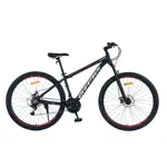 Bicicleta Mtb Overtech Mountain Bike Q6 R29 Aluminio 21v Freno A Disco Talle L Negro-Rojo-Blanco