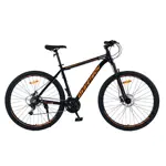 Bicicleta Mtb Overtech Mountain Bike Q6 R29 Aluminio 21v Freno A Disco Talle M Negro-Naranja-Naranja