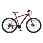 Bicicleta Mtb Overtech Q6 R29 Aluminio, 21v Con Shimano, Color Rojo/Negro M