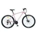 Bicicleta Mtb Overtech Q6 R29 Aluminio , 21v Con Shimano, Color Rosa/Blanco S