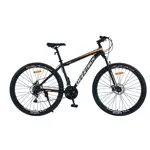 Bicicleta Mtb Overtech Q5 R29 Acero 21v Freno A Disco Negro Naranja Blanco Tamaño Del Cuadro S